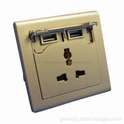 International Electric USB Wall Switch Socket
